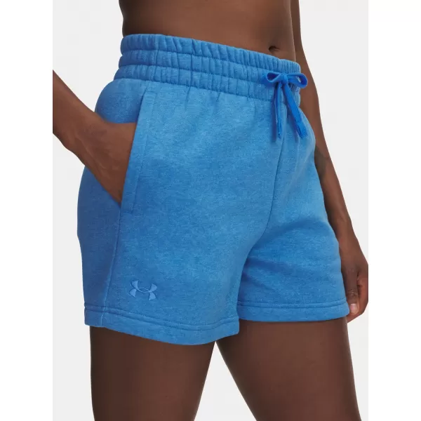  Ženske kratke hlače UNDER ARMOUR RIVAL FLEECE SHORT 1382723-402 MODRA 