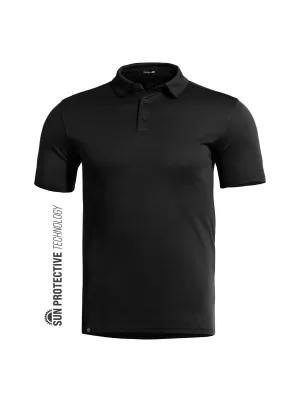 Moška majica s kratkimi rokavi z ovratnikom PENTAGON VANQUISH POLO SHIRT K09048 ČRNA