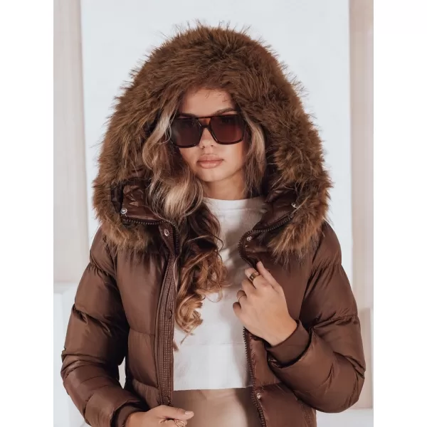  Ženska jakna DSTREET TY5009 RJAVA 