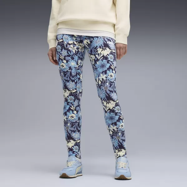  Gamaše PUMA ESS NATURE 2 0 AOP LEGGINGS 68808034 KUL MODRA 