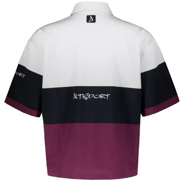  Moška vrhunska majica ALTISPORT VOJ/ALM051KOS01 BORDO 