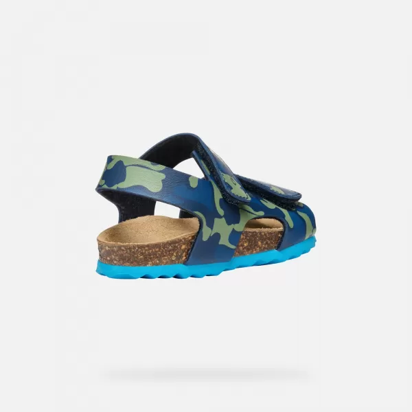  Sandale za fante GEOX CHALKI MODRA 