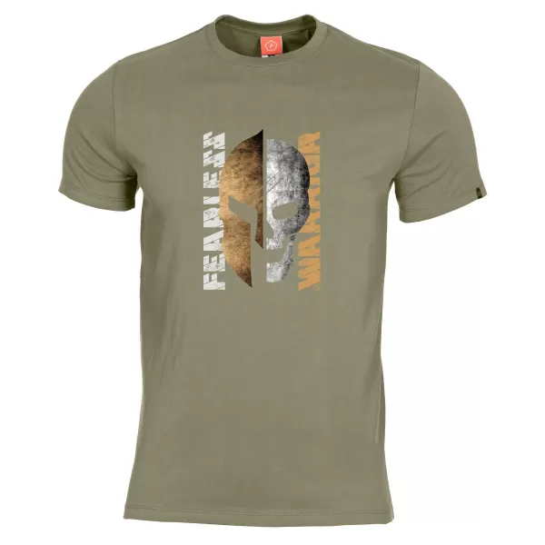  Majica s kratkimi rokavi PENTAGON AGERON FEARLESS K09012 OLIVNO ZELENA 
