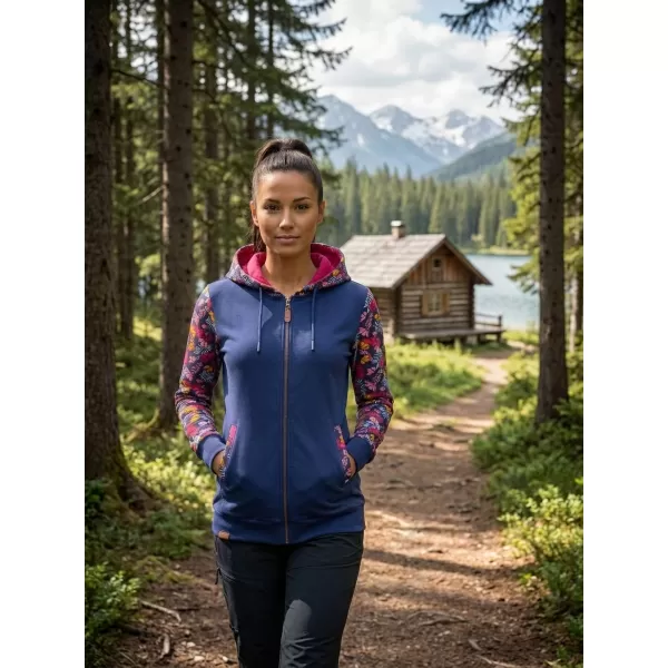  Damske trenirke ALTISPORT GALAH TEMNO MODRA 