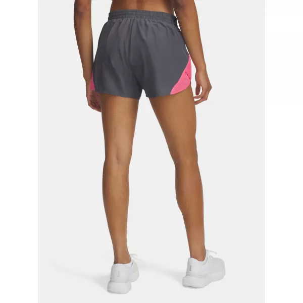  Ženske kratke hlače UNDER ARMOUR UA FLY BY 3'' SHORTS 1382438-027 SIVA 