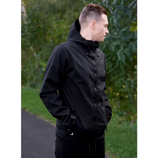  Moška softshell jakna ALTISPORT NEWET ČRNA 
