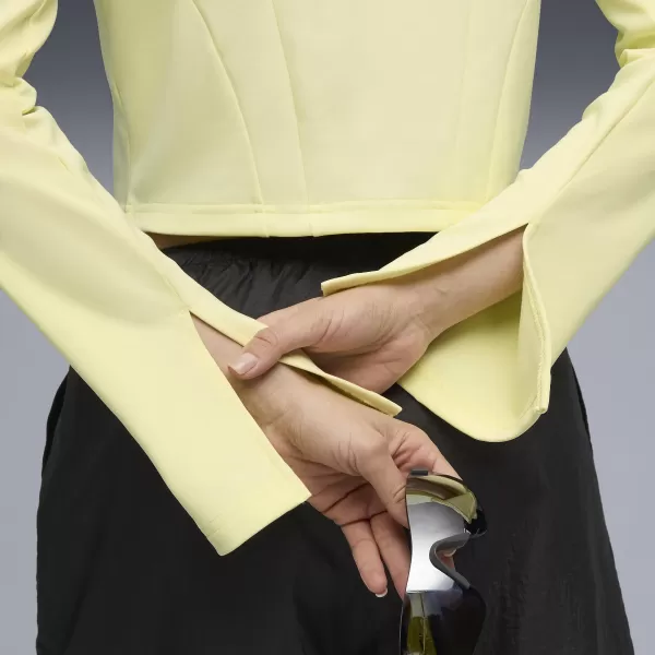  Ženska jakna PUMA DARE TO SLIM CROPPED TRACK JACKET 63214635 ZLATA LUNA 