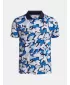 Fantovska majica s kratkimi rokavi UNDER ARMOUR UA MATCHPLAY PRINTED POLO 1377349-412 MODRA
