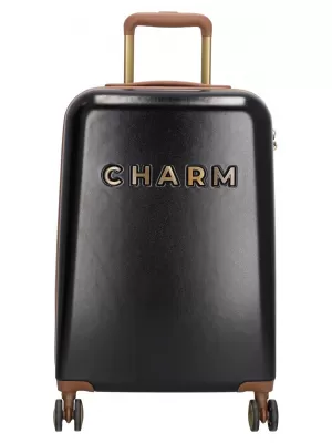 Kovček CHARM LONDON CAPETOWN S ČRNA