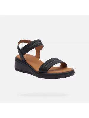 Ženske sandale GEOX MELICONIA G000969 ČRNA