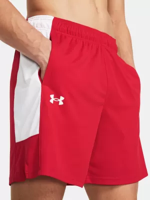 Moške kratke hlače UNDER ARMOUR UA BASELINE SHORT 1383389-600 RDEČA