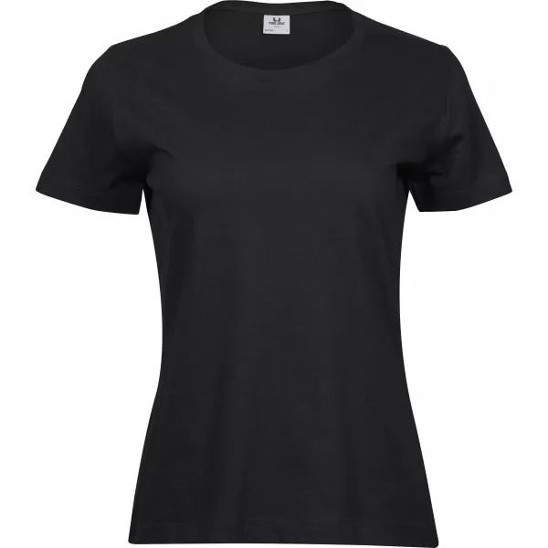  Ženska majica s kratkimi rokavi TEE JAYS | TJ 8050 ČRNA 