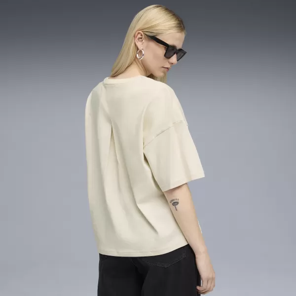  Ženska majica s kratkimi rokavi PUMA HER OVERSIZED TEE 68814887 ALPSKI SNEG 