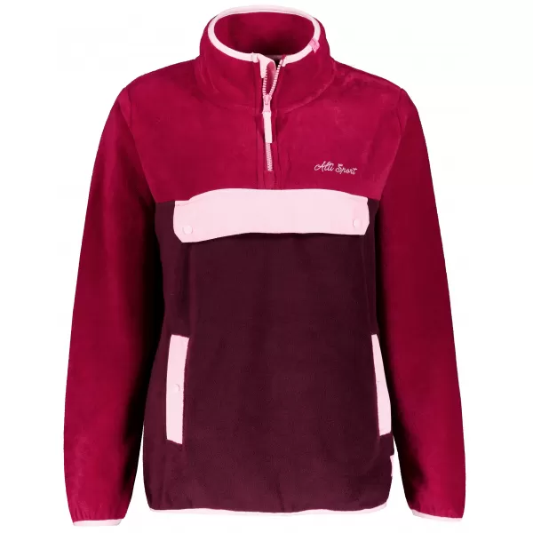  Ženski pulover iz flisa ALTISPORT GEMMY BORDO 
