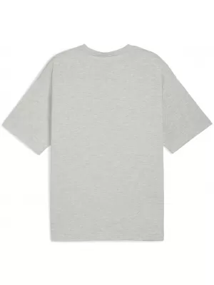 Moška majica s kratkimi rokavi PUMA M GRAPHIC OVERSIZE TEE 52762604 SVETLO SIVO VRESJE