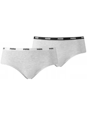 Hlačke PUMA WOMEN HIPSTER 2P PACK 90785205 SIVA/SIVA