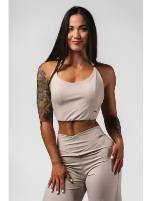 Deni x Športni brezrokavnik 309 CREAM Nebbia