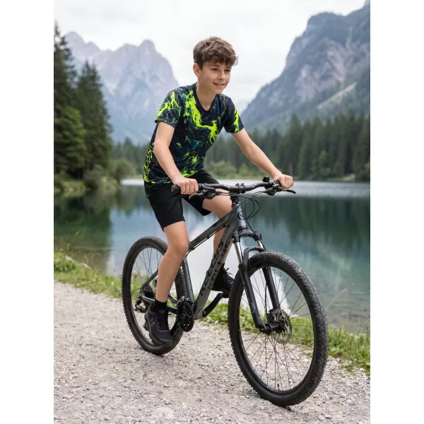  Otroška premium funkcionalna majica ALTISPORT VOJ/ALK071TR01 MORNARSKO RUMENA 