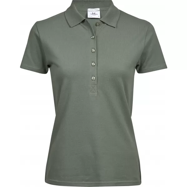 Ženska majica s kratkimi rokavi TEE JAYS | TJ 145 LISTNATO ZELENA 