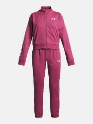 Komplet za punčko UNDER ARMOUR UA ICON KNIT CROP TRACKSUIT 1386528-659 RDEČA