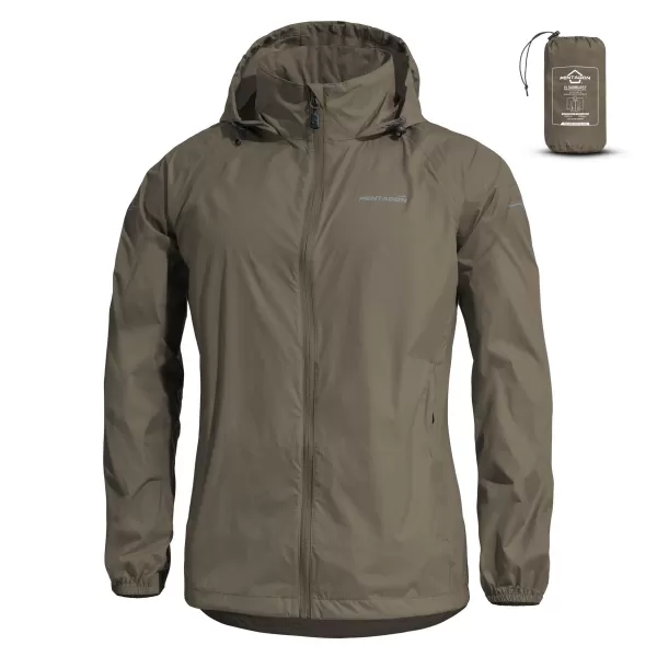  Ženska jakna PENTAGON CLOUDBURST PACKABLE WOMENS RAIN JACKET K07020 RJAVO SIVA 