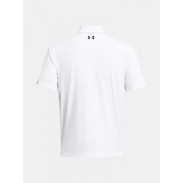  Moška majica s kratkimi rokavi UNDER ARMOUR UA T2G POLO LB 1383255-100 BELA 