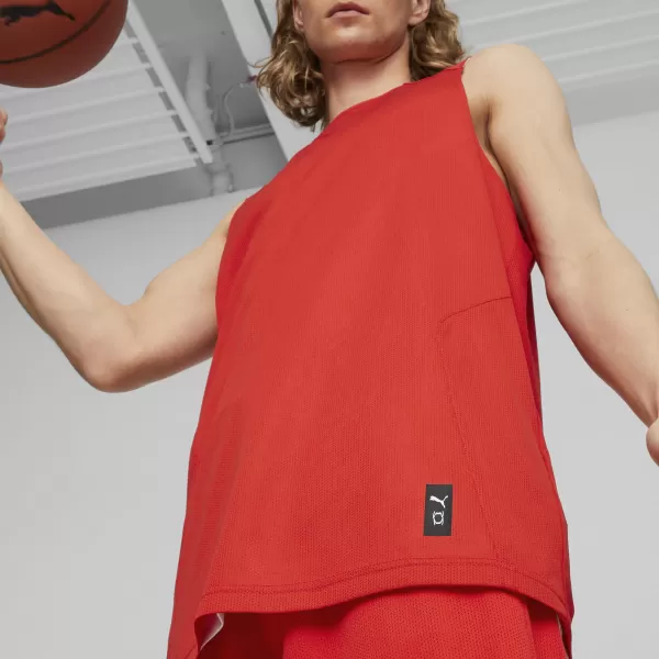  Moški dres PUMA REVERSIBLE PRACTICE JERSEY 67664003 PUMA RDEČA 