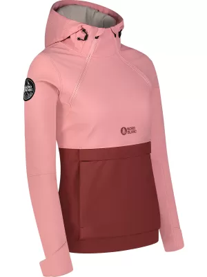 Ženski softshell anorak NORDBLANC NBWSL8275 SVETLO ROZA