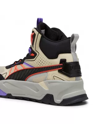 Škornji PUMA TRINITY MID HYBRID 39232703 GRANOLA/ČRNA/OGNJENA KORALA