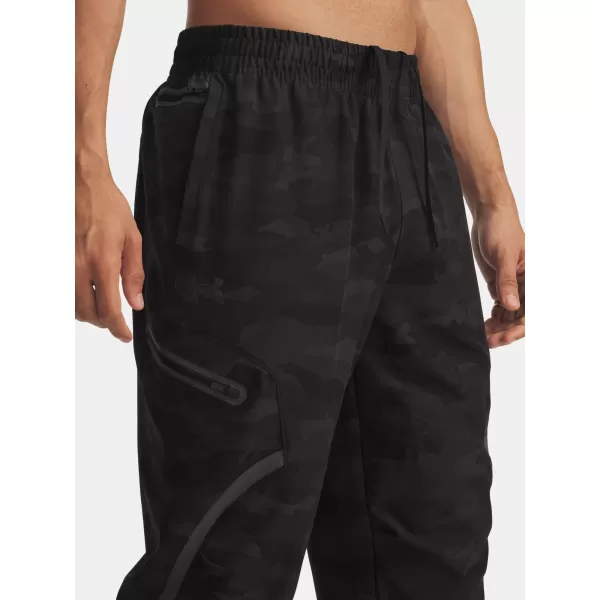  Moške športne hlače UNDER ARMOUR UA UNSTOPPABLE CARGO PANT 1390256-003 ČRNA 