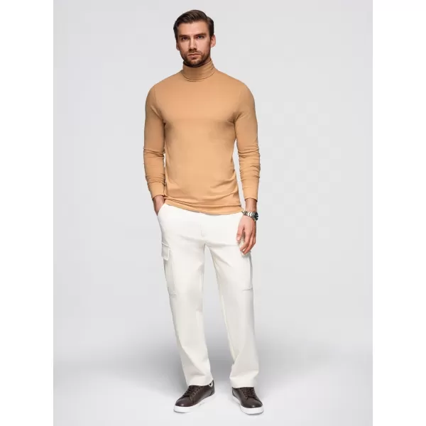  Srajca OMBRE OM-LSCL-0130 SVETLO RJAVA 