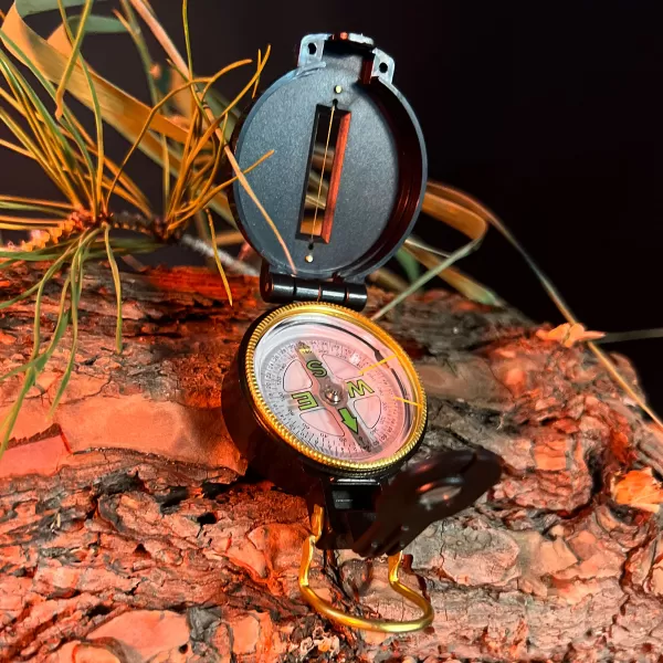  Kompas PENTAGON WANDERER COMPASS D19029 ČRNA 