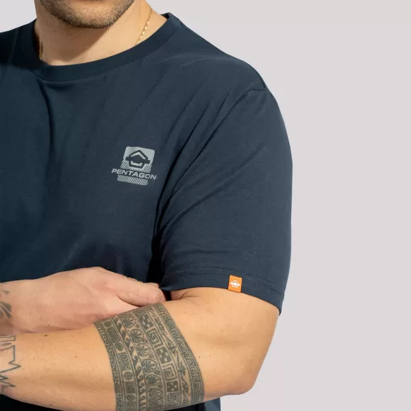  Majica s kratkimi rokavi PENTAGON AGERON K09012 POLNOČNO MODRA 