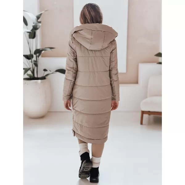  Ženski plašč DSTREET TY5026 BEŽ 