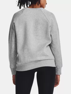 Ženski pulover UNDER ARMOUR UA RIVAL FLEECE CREW 1379508-012 SIVA