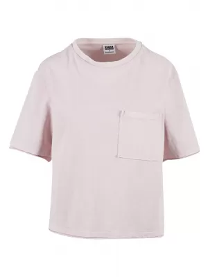 Ženska majica s kratkimi rokavi URBAN CLASSICS TB7465 ZARDELA VRTNICA