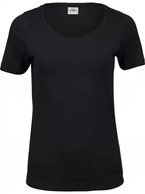 Ženska majica s kratkimi rokavi TEE JAYS | TJ 450 ČRNA