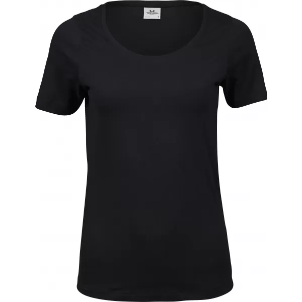  Ženska majica s kratkimi rokavi TEE JAYS | TJ 450 ČRNA 