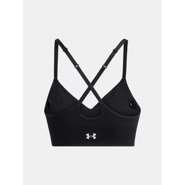  Ženski nedrček UNDER ARMOUR VANISH SEAMLESS LOW BRA 1384417-001 ČRNA 