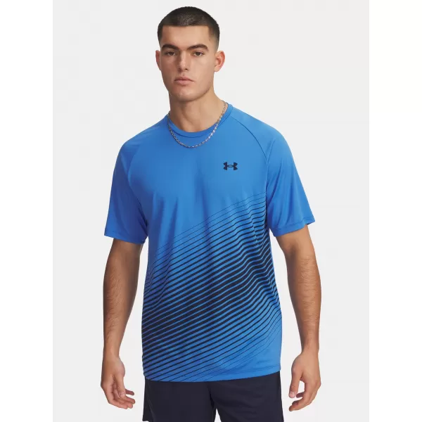  Moška majica s kratkimi rokavi UNDER ARMOUR UA TECH FADE SS 6005916-402 MODRA 