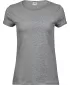 Ženska majica s kratkimi rokavi TEE JAYS | TJ 5063 HEATHER SIVA