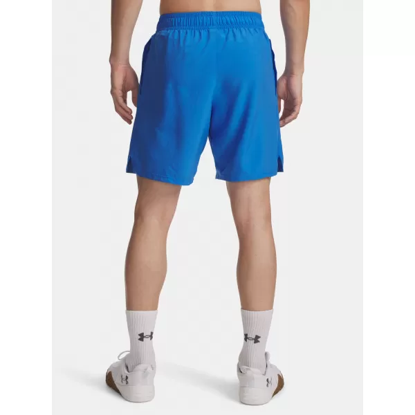  Moške kratke hlače UNDER ARMOUR UA TECH WOVEN WORDMARK SHORT 1383356-402 MODRA 
