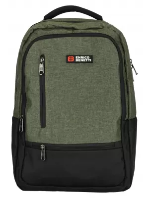 Nahrbtnik ENRICO BENETTI HAMBURG 15 NOTEBOOK BACKPACK OLIVNO