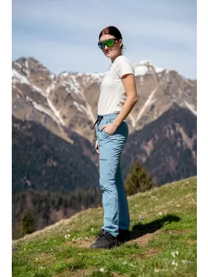 Ženske hlače na prostem NORDBLANC OPAL NBSPL8193 MODRO