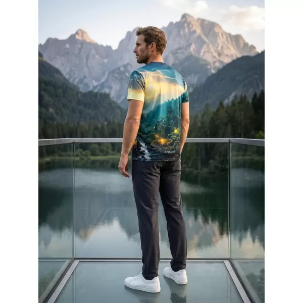  Moška vrhunska majica za prosti čas ALTISPORT VOJ/ALM116TR06 NEVIHTA 