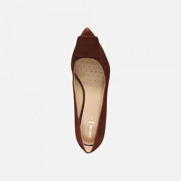  Ženske črpalke GEOX KLEOPY G009754 BORDO 