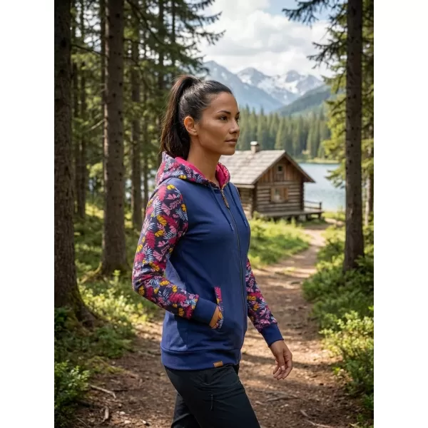  Damske trenirke ALTISPORT GALAH TEMNO MODRA 