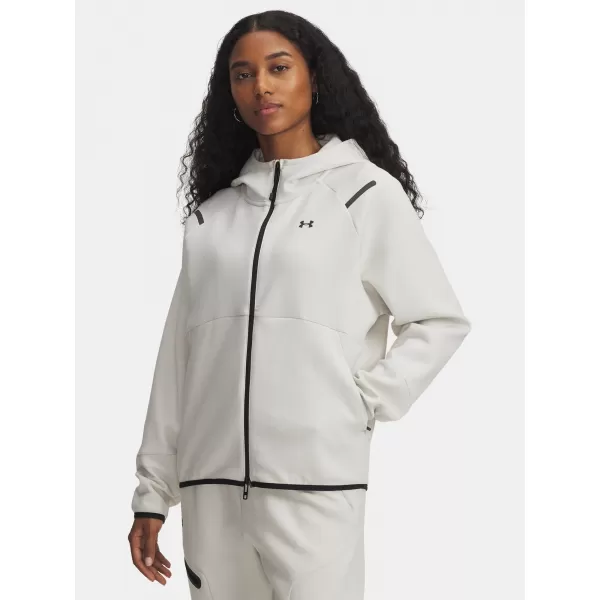  Ženski pulover UNDER ARMOUR UNSTOPPABLE FLEECE FZ 1379842-110 BELA 