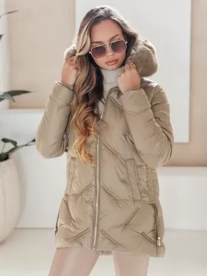 Ženska jakna DSTREET TY5051 KARAMELA