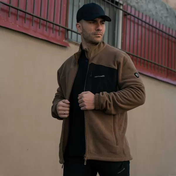  Moški pulover PENTAGON ATHOS 2.0 MEN΄S FLEECE JACKET K08047 KOJOT 